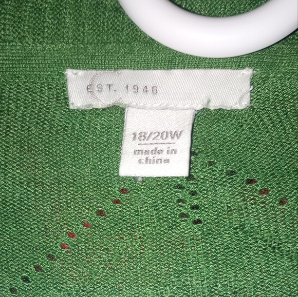 Est.1946 green cardigan - Picture 3 of 8